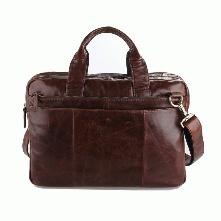 

Сумка кожаная мужская Buffalo Bags 38х29х9 см Коричневый