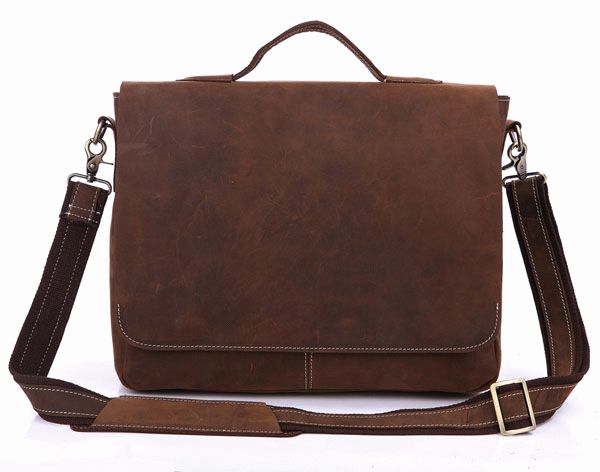 

Сумка кожаная мужская Buffalo Bags 38х11,5х30,5 см Коричневый
