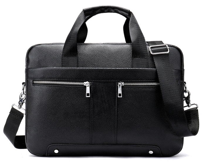 

Кожаный портфель мужской Marranti 38х28х7 см Черный