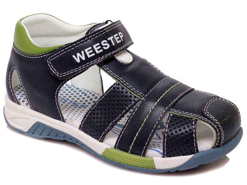 

Детские сандалии лето Weestep 0511 DB (27-31)-ASW для мальчика Синий р.31 (20 см.)