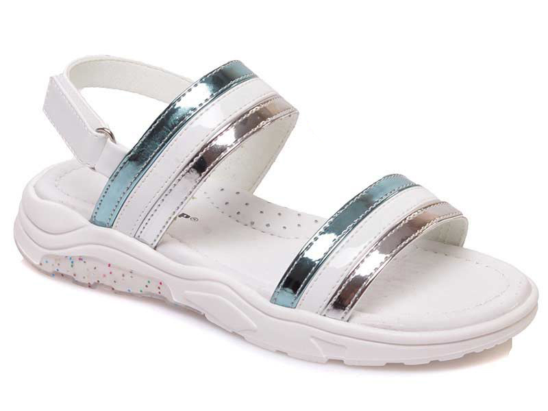

Детские босоножки лето Weestep 1022 BL (31-36)-ASW для девочки Белый р.36 (23 см.)