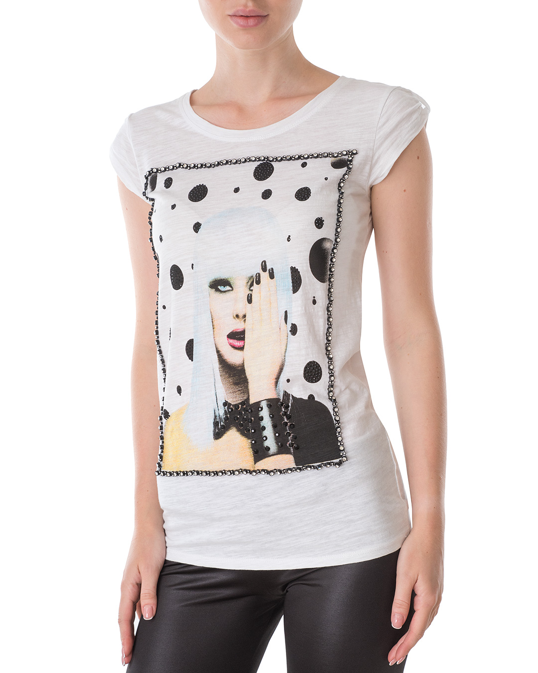 

Футболка жіноча MISS MISS (0600/77) Білий, Футболка жіноча MISS MISS (0600/77) Білий S