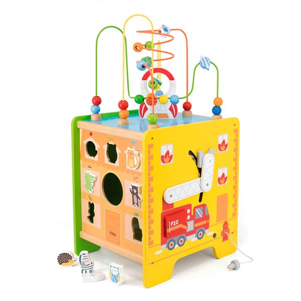 

Деревянный игровой центр Viga Toys Большой бизикуб 5 в 1 (44548FSC)