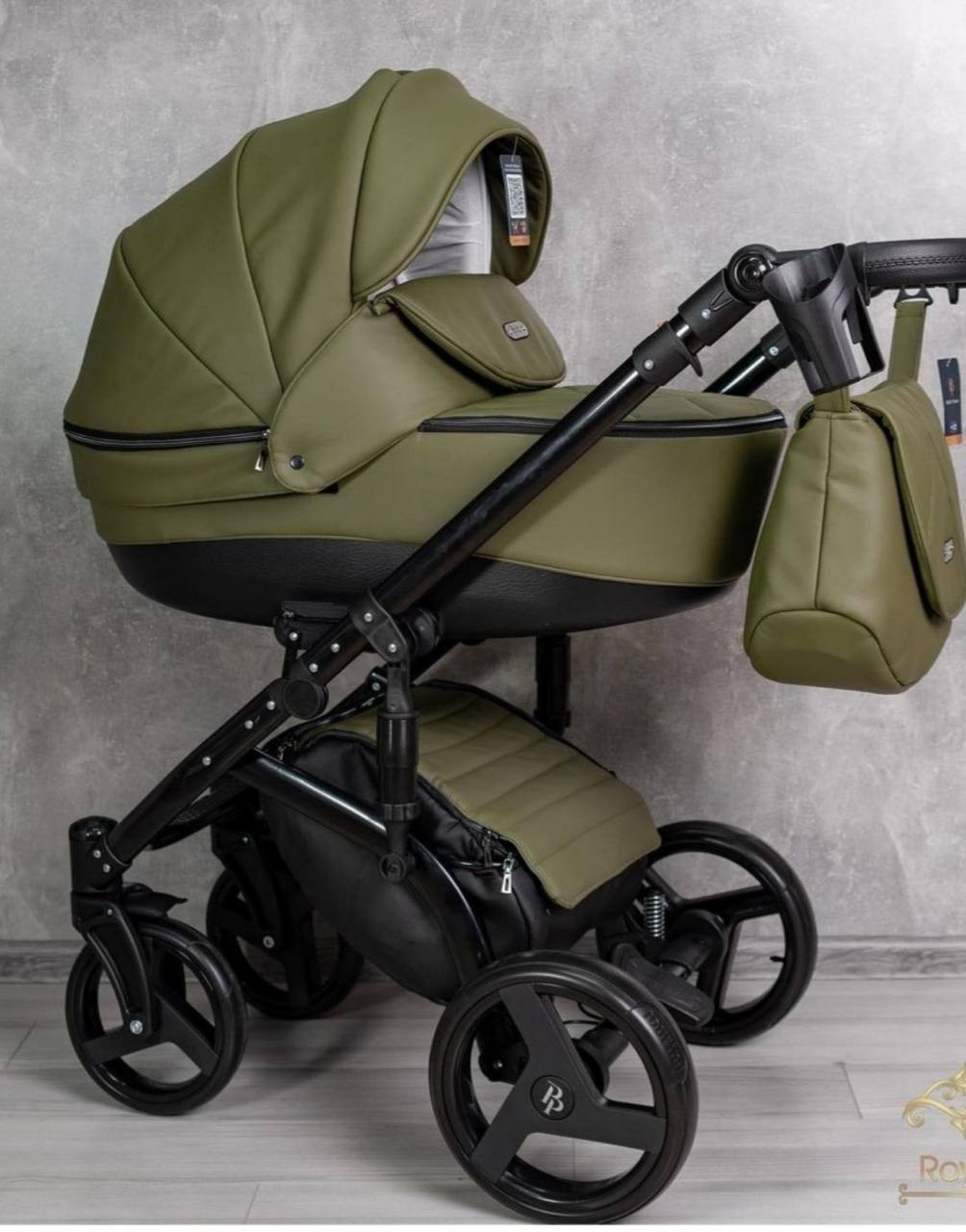 

Детская коляска 2в1 Baby Pram Bellini Olive