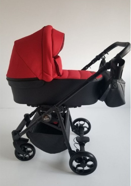 

Детская коляска 2в1 Emmi RED/BLACK