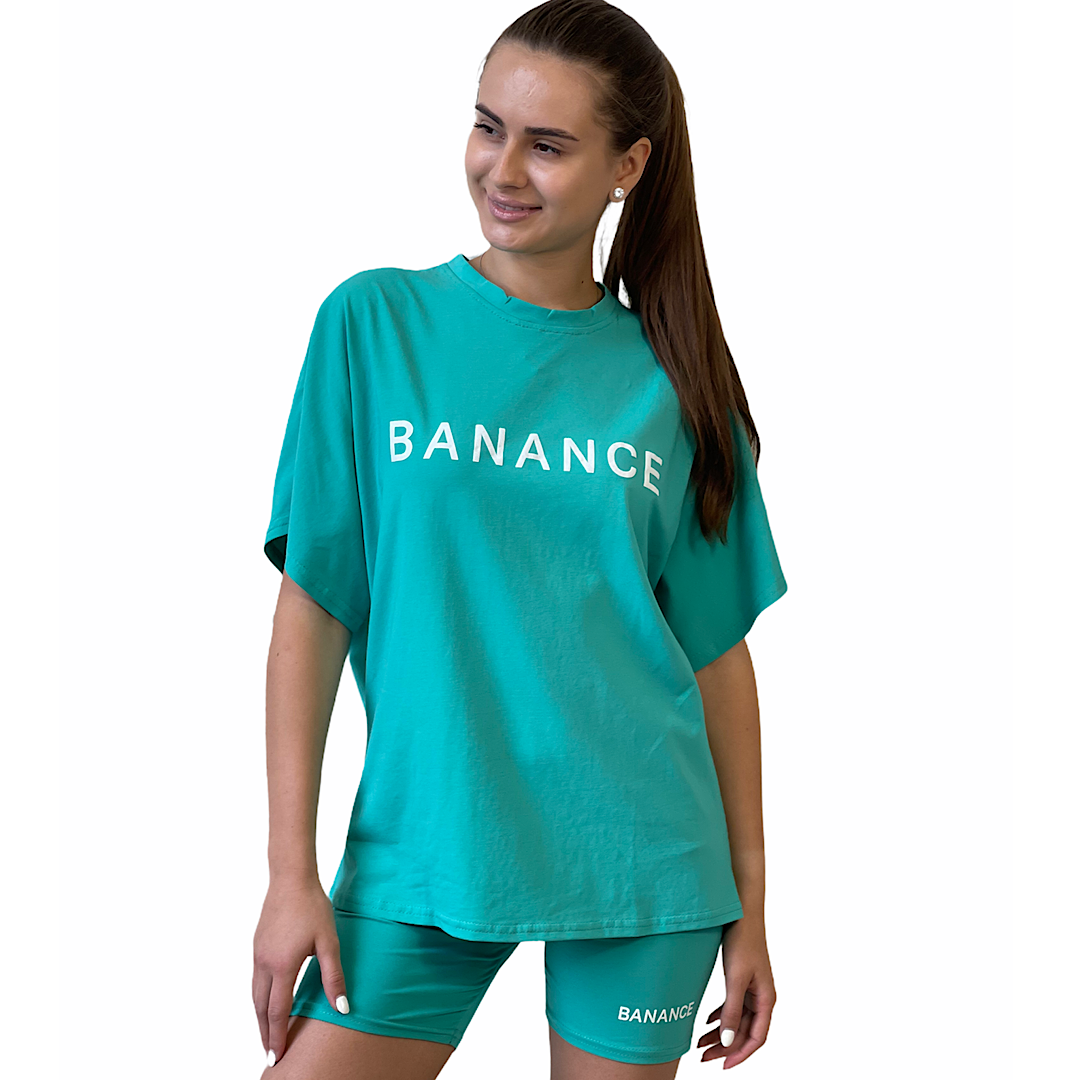 

Костюм жіночий (шорти+футболка) B ANANCEбірюзовий 50р