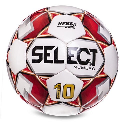 

Мяч футбольный Select ST Numero 10-IMS FB-2983 FDSO №5 Бело-красный (57508133)