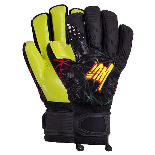 

Перчатки вратарские Soccermax GK-007 FDSO 8 Черно-желтый (57508103)
