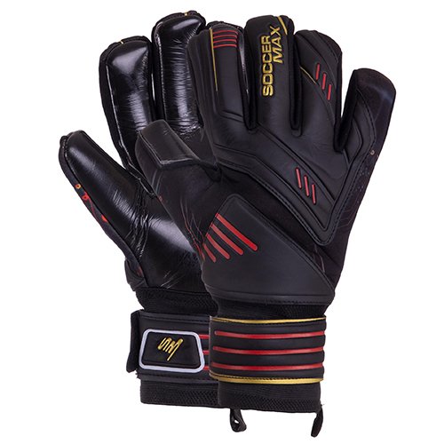 

Перчатки вратарские Soccermax GK-003 FDSO 10 Черно-красный (57508100)