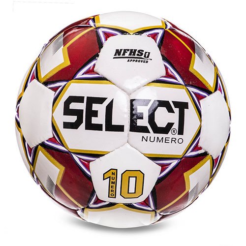 

Мяч футбольный Select ST Numero 10-IMS FB-2983 FDSO №5 Бело-бордовый (57508133)