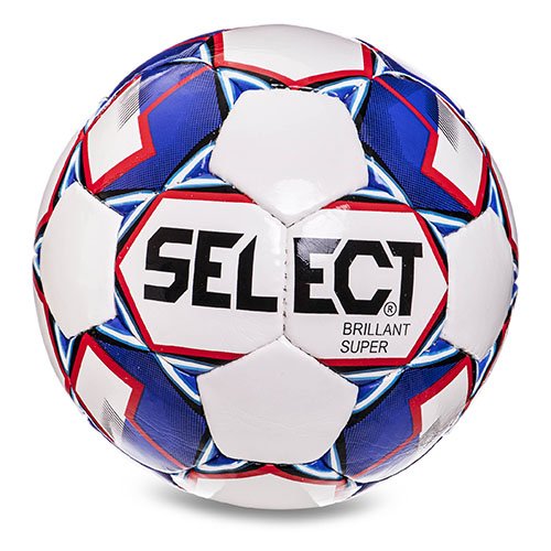 

Мяч футбольный Select ST Brillant Super Naia FB-2980 FDSO №5 Бело-синий (57508135)