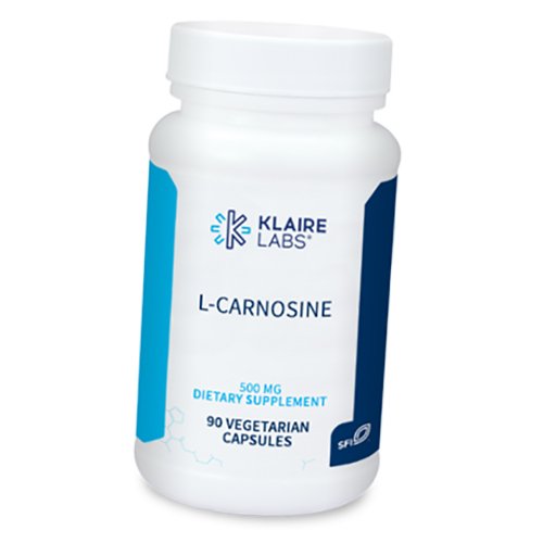 

Карнозин, L-Carnosine 500, Klaire Labs 90вегкапс (72517007)