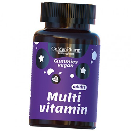 

Мультивитамины для взрослых, Multi Vitamin, Golden Pharm 60таб (36519010)