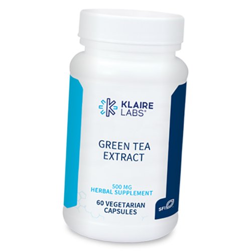 

Экстракт зеленого чая, Green Tea Extract 500, Klaire Labs 60вегкапс (71517001)
