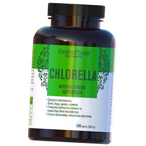 

Хлорелла, Chlorella, Golden Pharm 200таб (71519003)