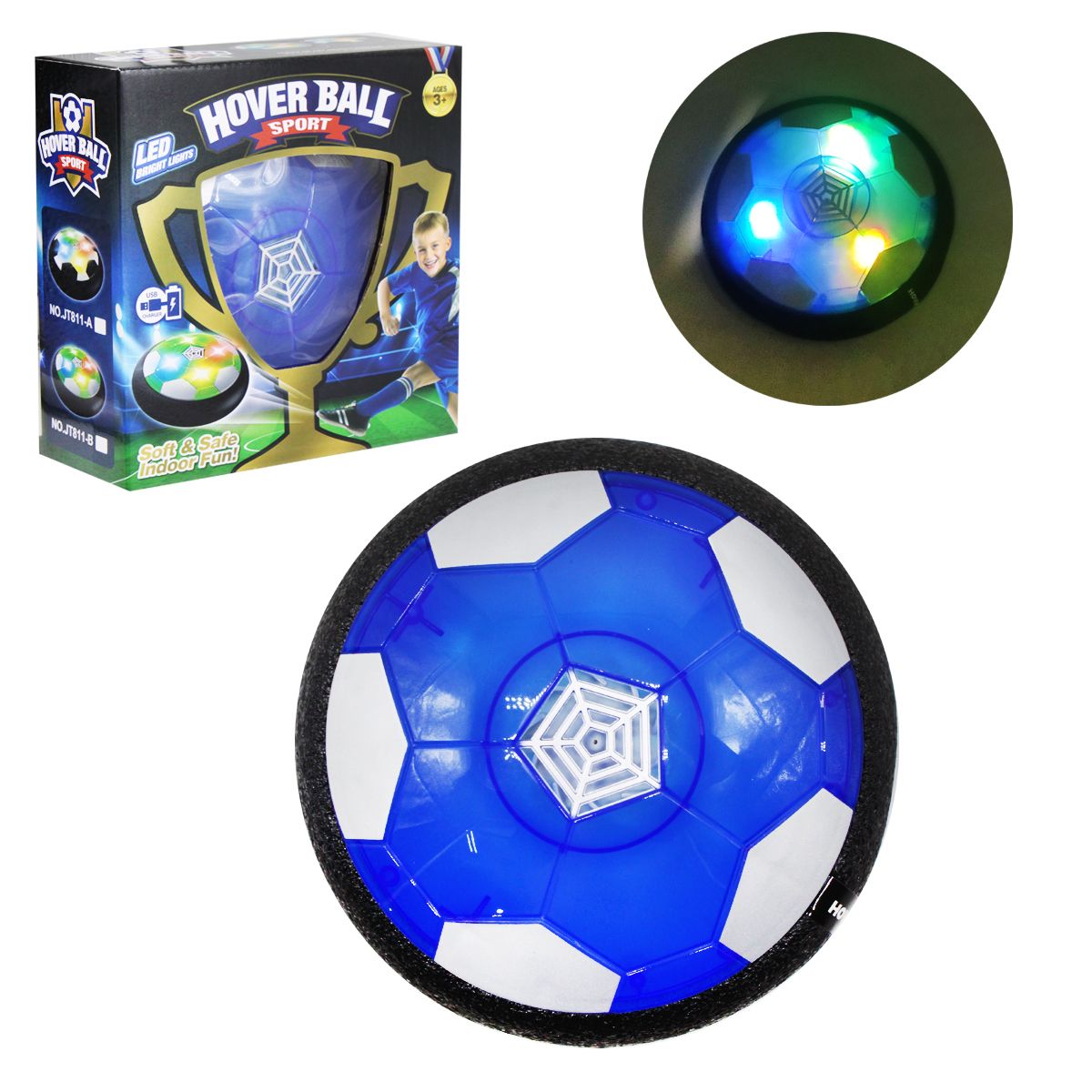 

Аэромяч с подсветкой Hoverball синий MiC (JT811-A-B) (165804)