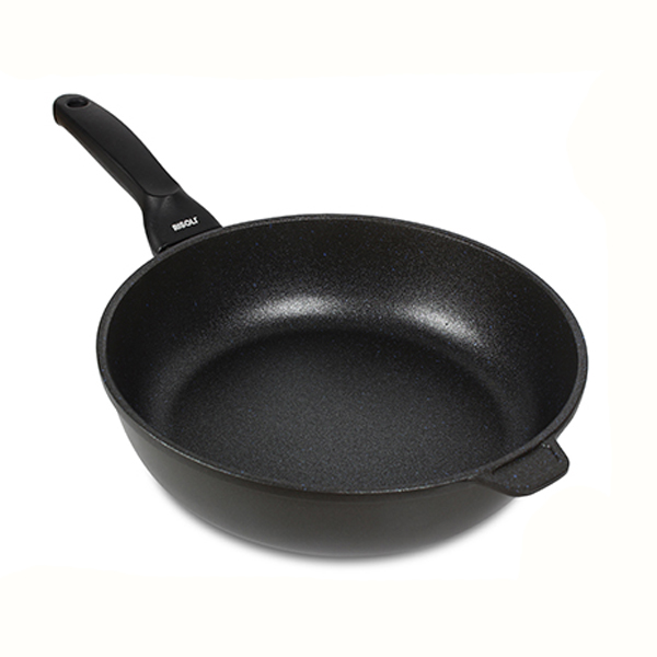 

Сковородка Сотейник BLACKplus ручка бакелитовая RISOLI диам.24 см 00104BP/24PN