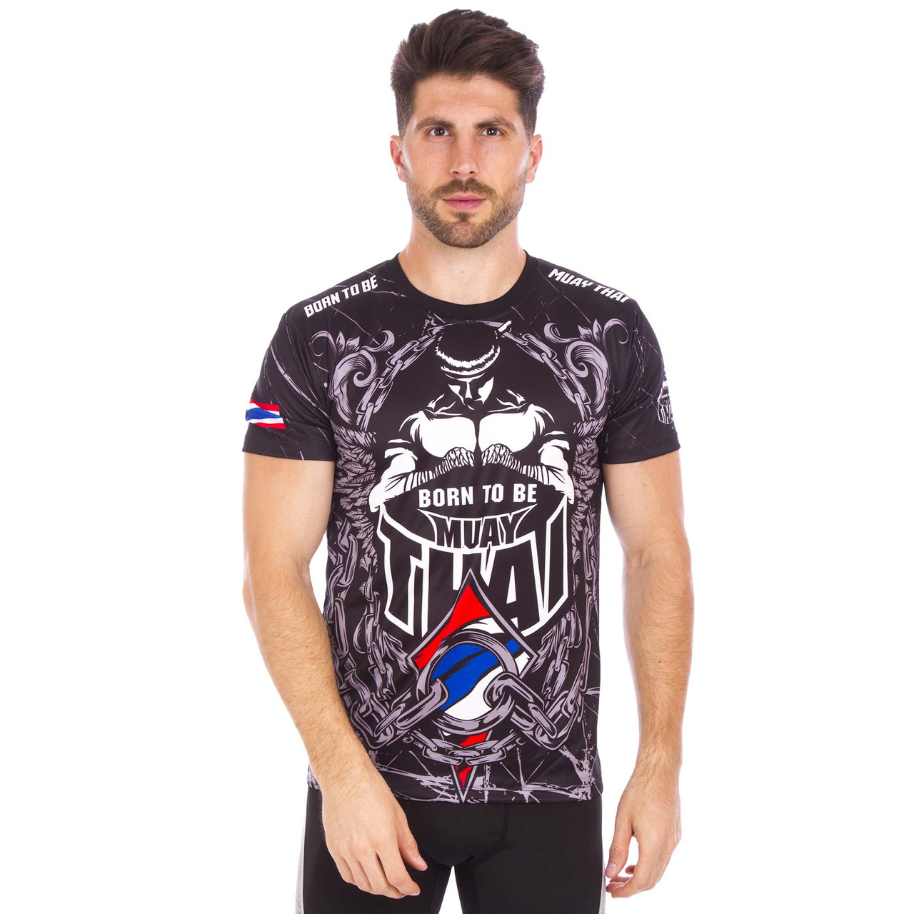 

Футболка мужская MUAY THAI SPORT Heroe SL22SUB размер  (46-48) Black-White-Blue, Футболка мужская MUAY THAI SPORT Heroe SL22SUB размер M (46-48) Black-White-Blue