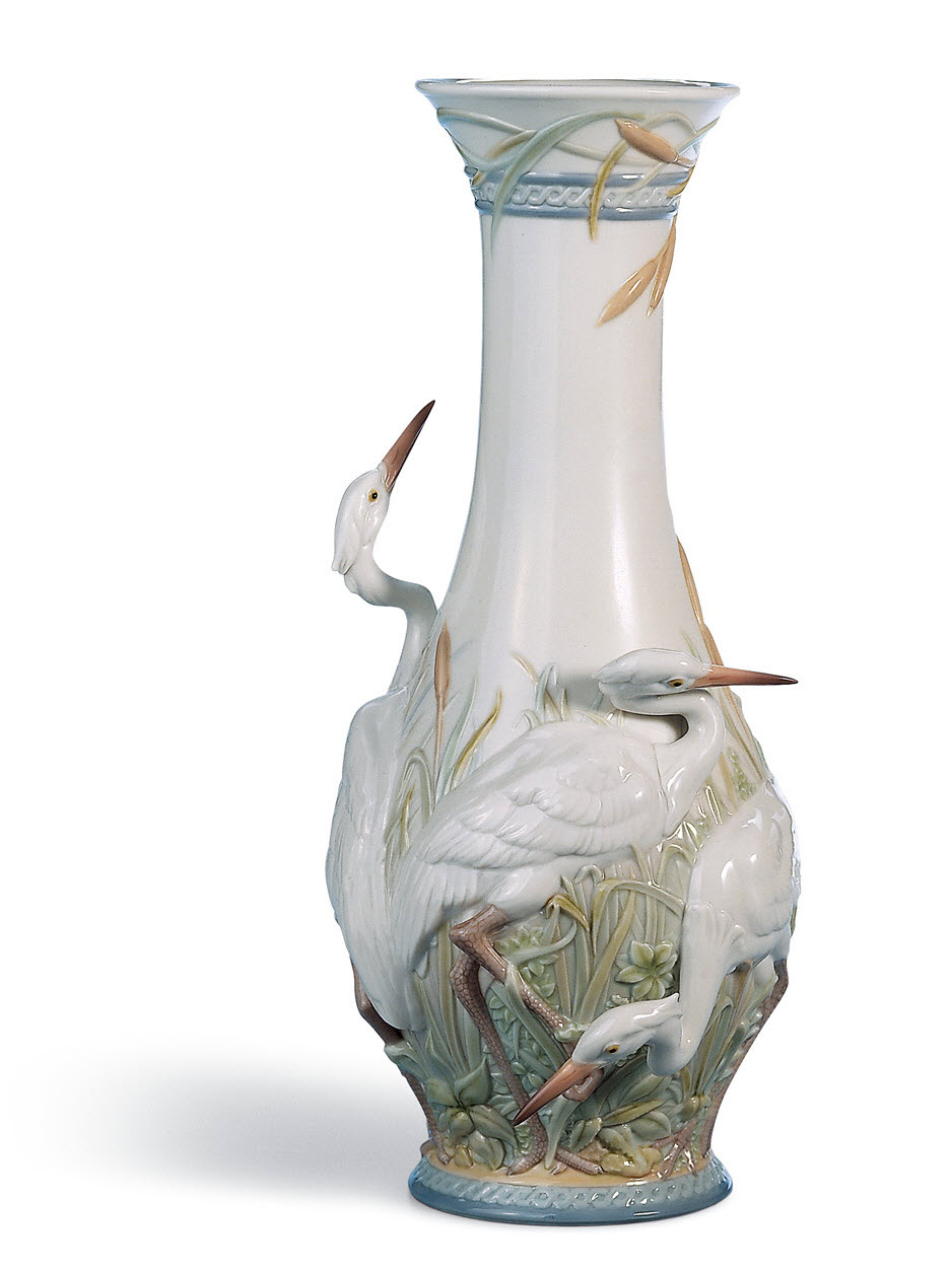

Статуэтка Ваза Царство цапель Lladro 01006881