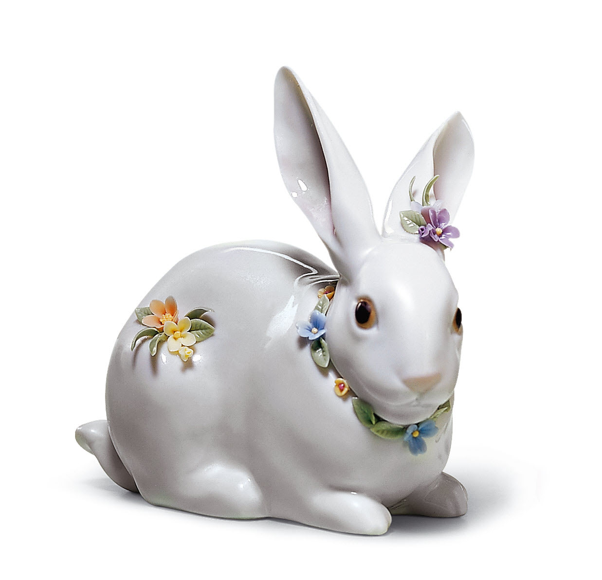 

Статуэтка Внимательный кролик с цветами Lladro 01006098