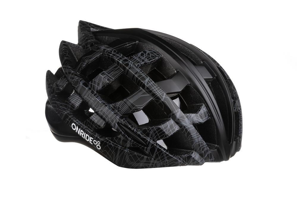 

Шолом ONRIDE Cat чорний/сірий M (54-57 см)