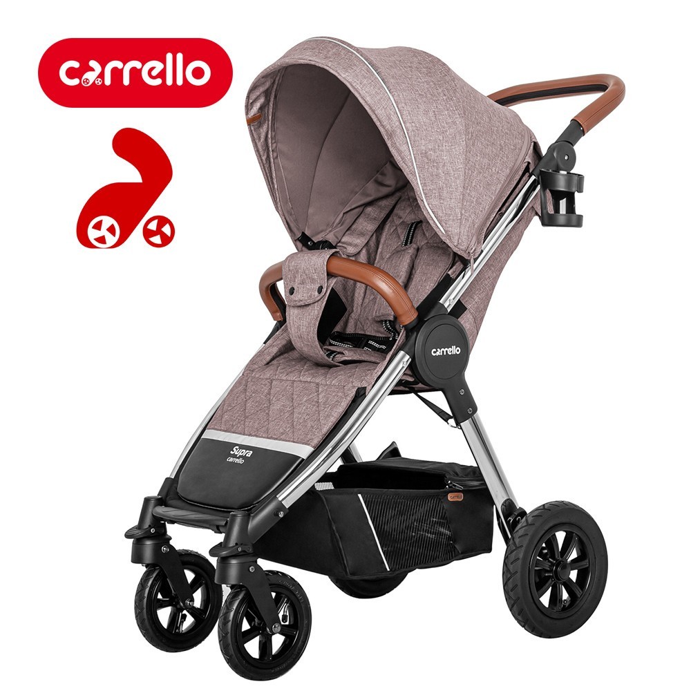 

Детская прогулочная коляска CARRELLO Supra CRL-5510 Bisquit Beige Бежевый (CRL-5510 Bisquit Beige)