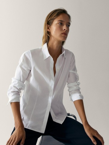 

Сорочка Massimo Dutti 5190/650/250SK 40 білий