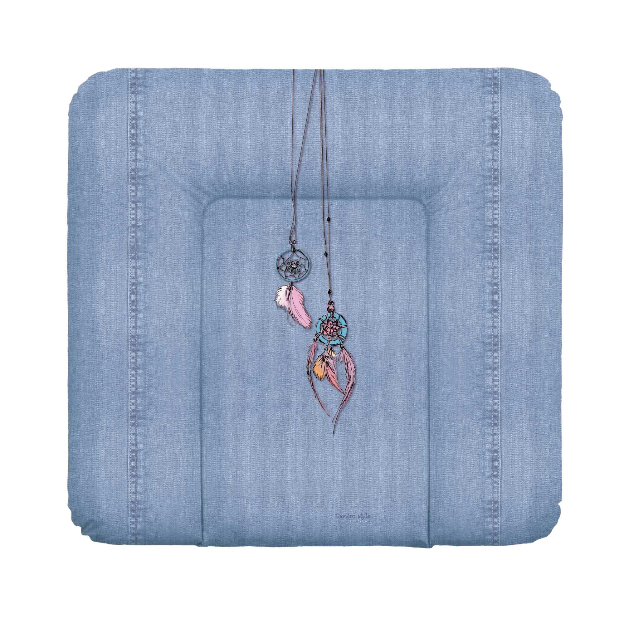 

Детский пеленальный матрасик Ceba baby на комод Denim Style Dream Catcher 85x72 см голубой