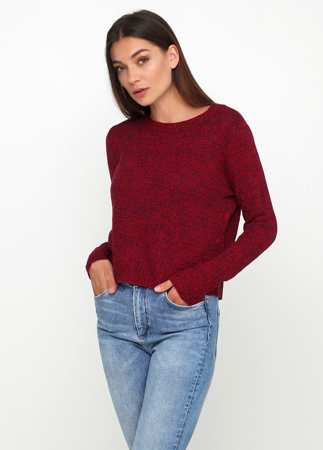

Джемпер H&M M Бордовый 0548926_01