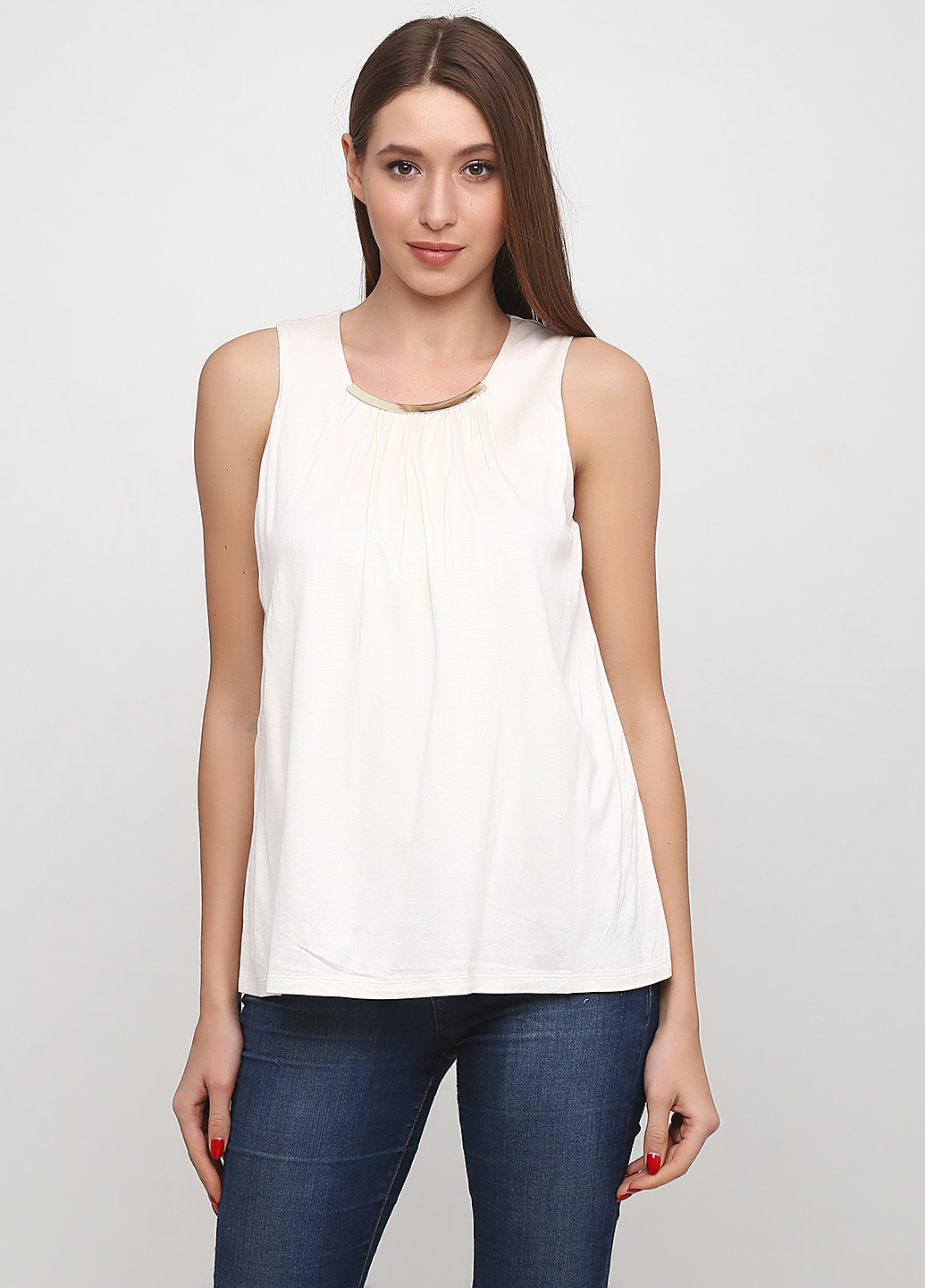 

Блузка H&M  Молочный 0281253_зол.вст_03, Блузка H&M S Молочный 0281253_зол.вст_03