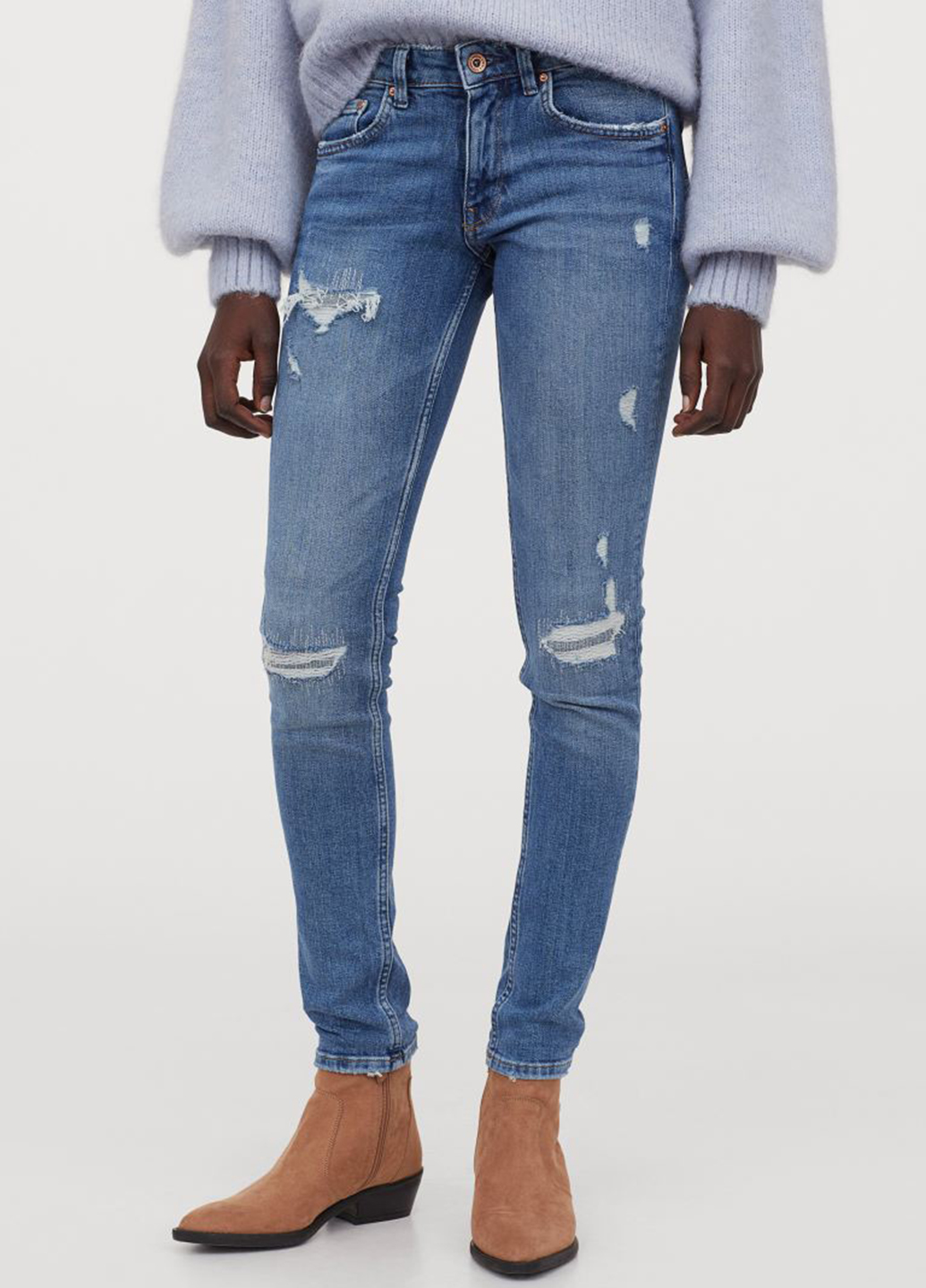 

Джинсы H&M 29/32 Синий 0556260_бронз.пуг_01