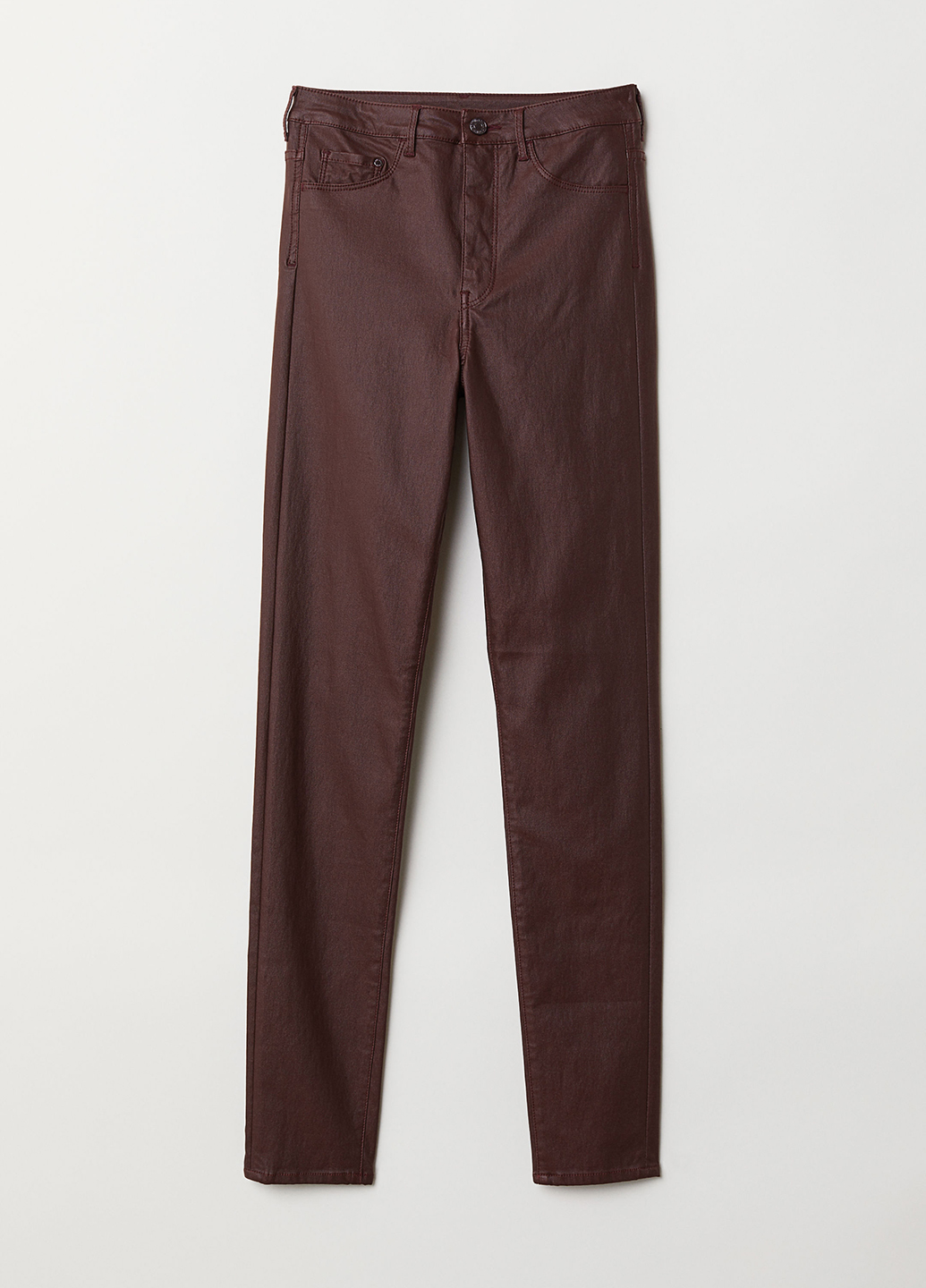 

Брюки H&M 26/30 Бордовый 0399223_бордо_03