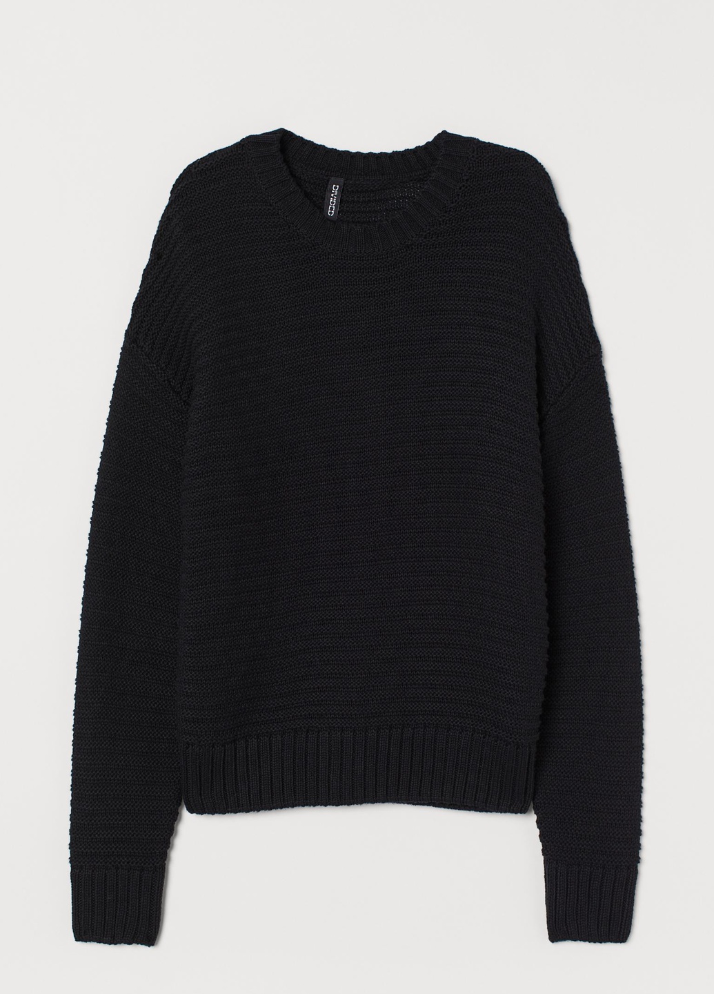 

Джемпер H&M M Черный 0516903_узор_01