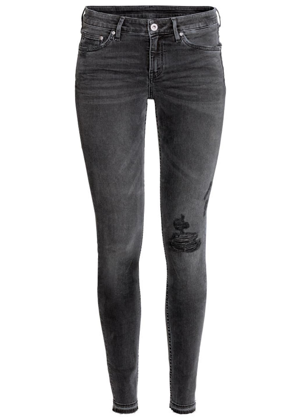 

Джинсы H&M W24L30 Серый 0424664_серый_09