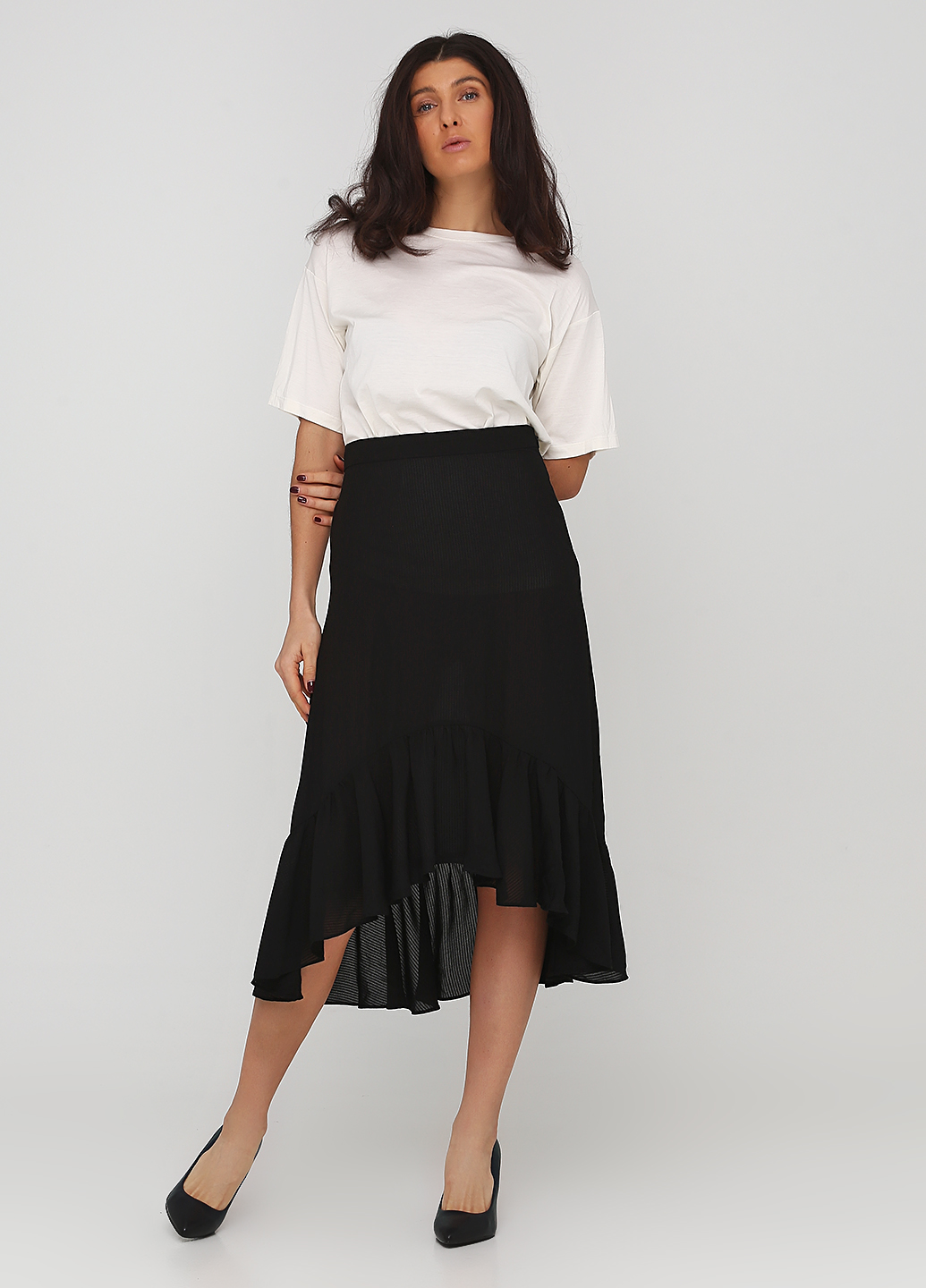 

Юбка H&M  Черный 25-0853_01, Юбка H&M 38 Черный 25-0853_01