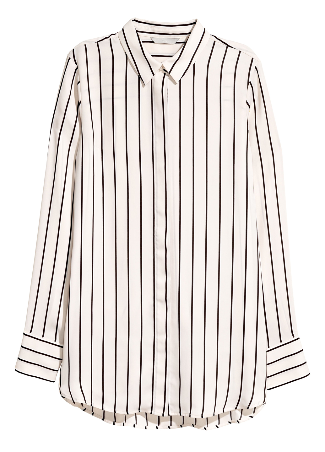 

Блузка H&M 32 Бежевый 0478125_полоска