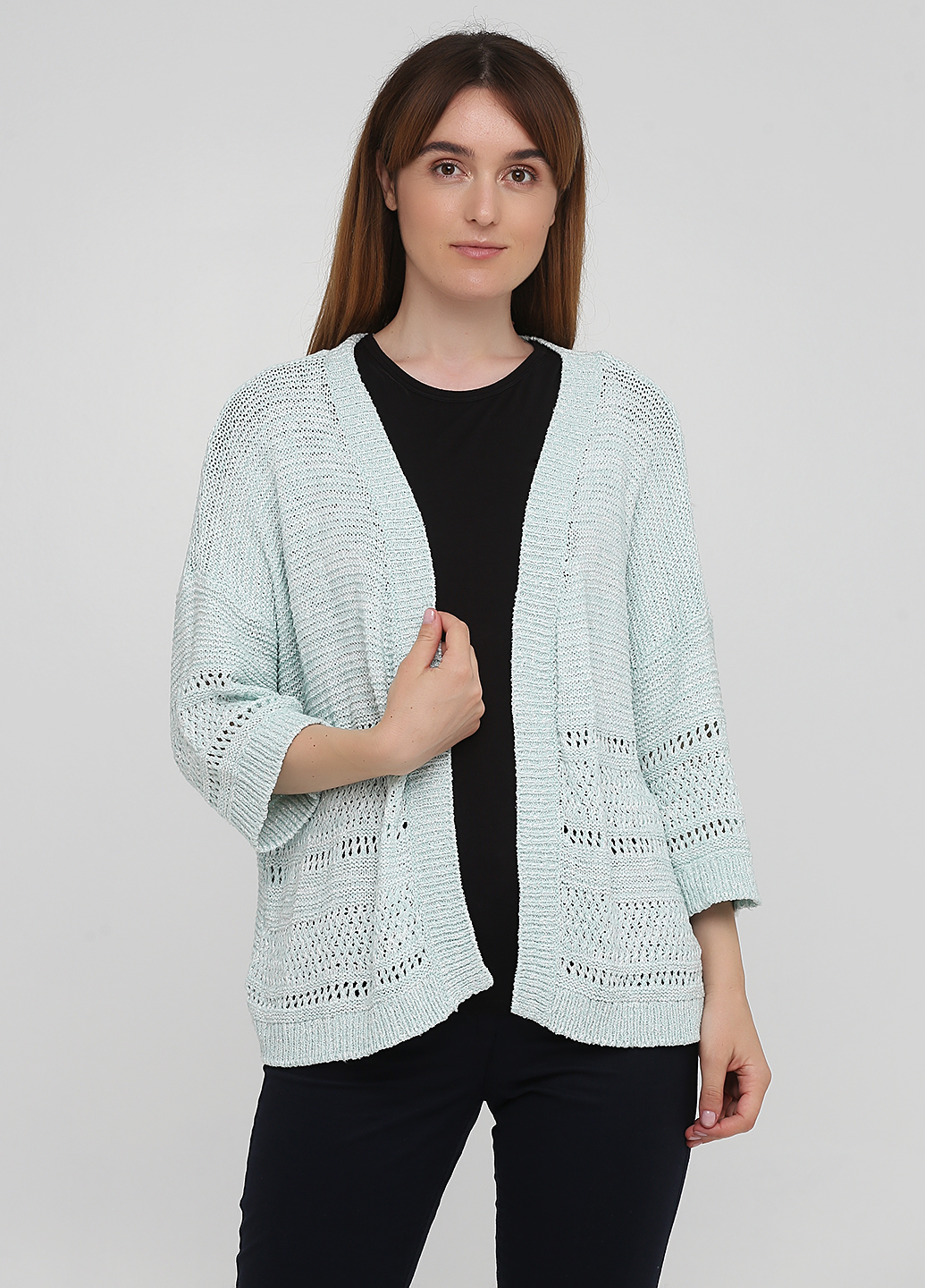 

Кардиган C&A  Бирюзовый 2085701_макраме_01, Кардиган C&A L Бирюзовый 2085701_макраме_01