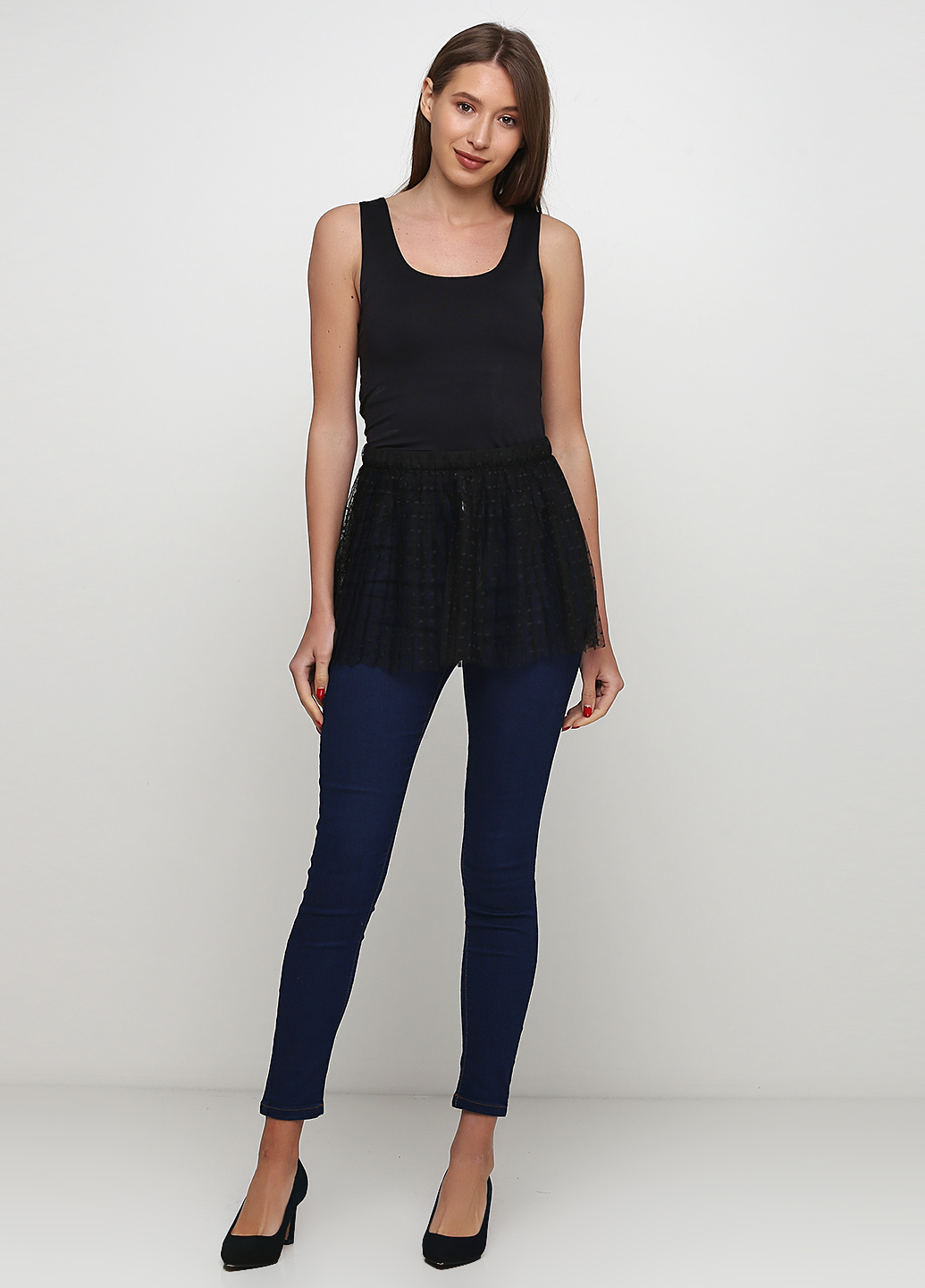 

Юбка H&M  Черный 0477855_прозр._02, Юбка H&M 40 Черный 0477855_прозр._02