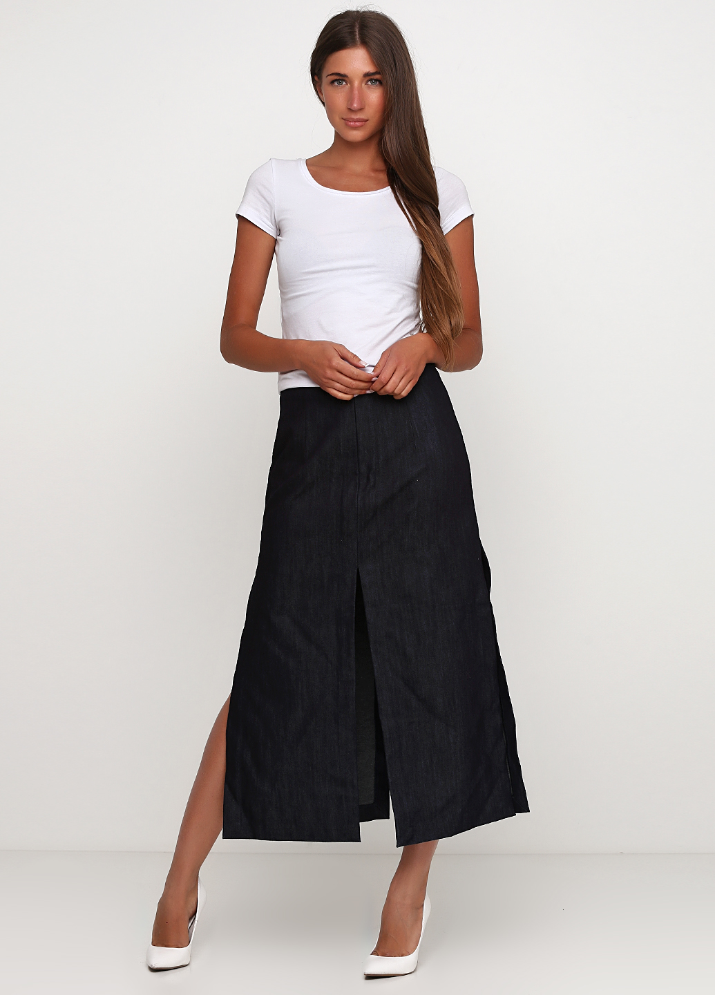 

Юбка H&M 34 Темно-синий 25-0651_03