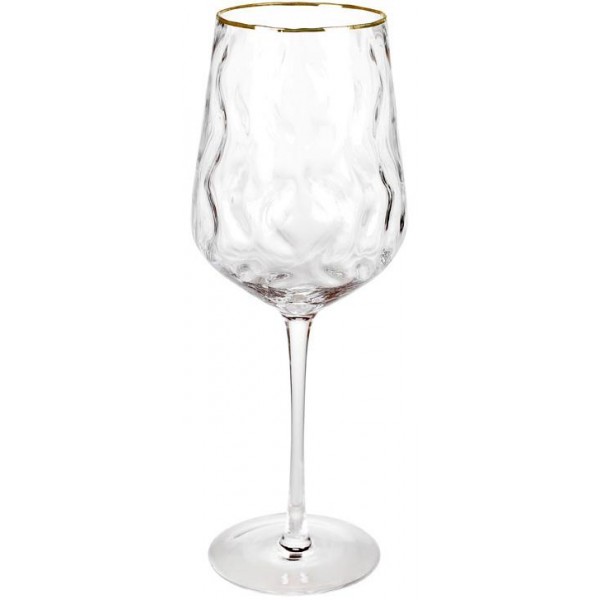 

Набор 4 бокала Avril для красного вина 600мл, стекло с золотым декором