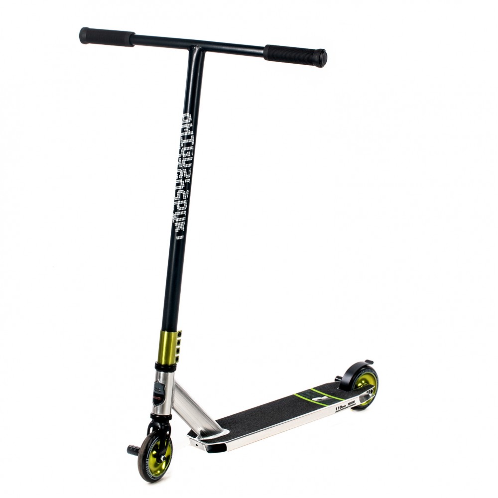 

Трюковый самокат Amigo Sport STREET SUPER OX с рулевой системой HIC + 2 пеги, Серебристый