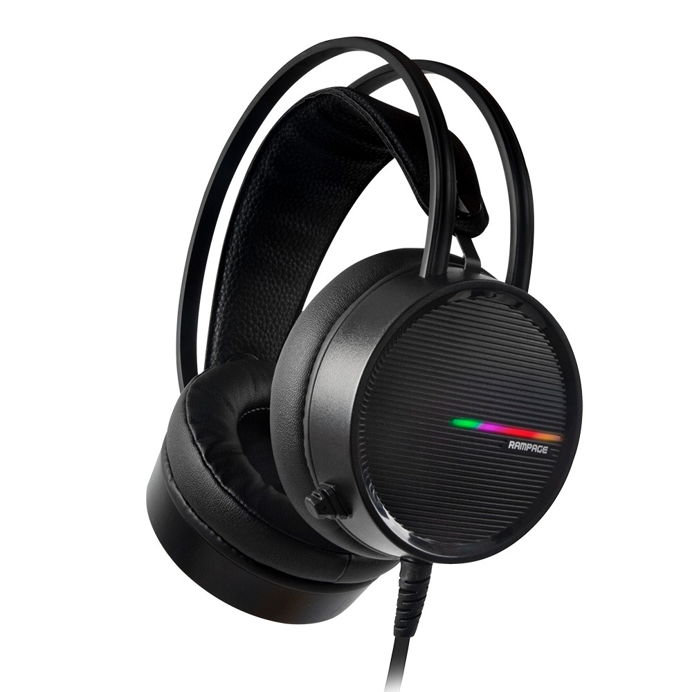 

Наушники Rampage RM-K3 CASHE 7.1 Black (7.1 Surround Sound/Rainbow Lighting)