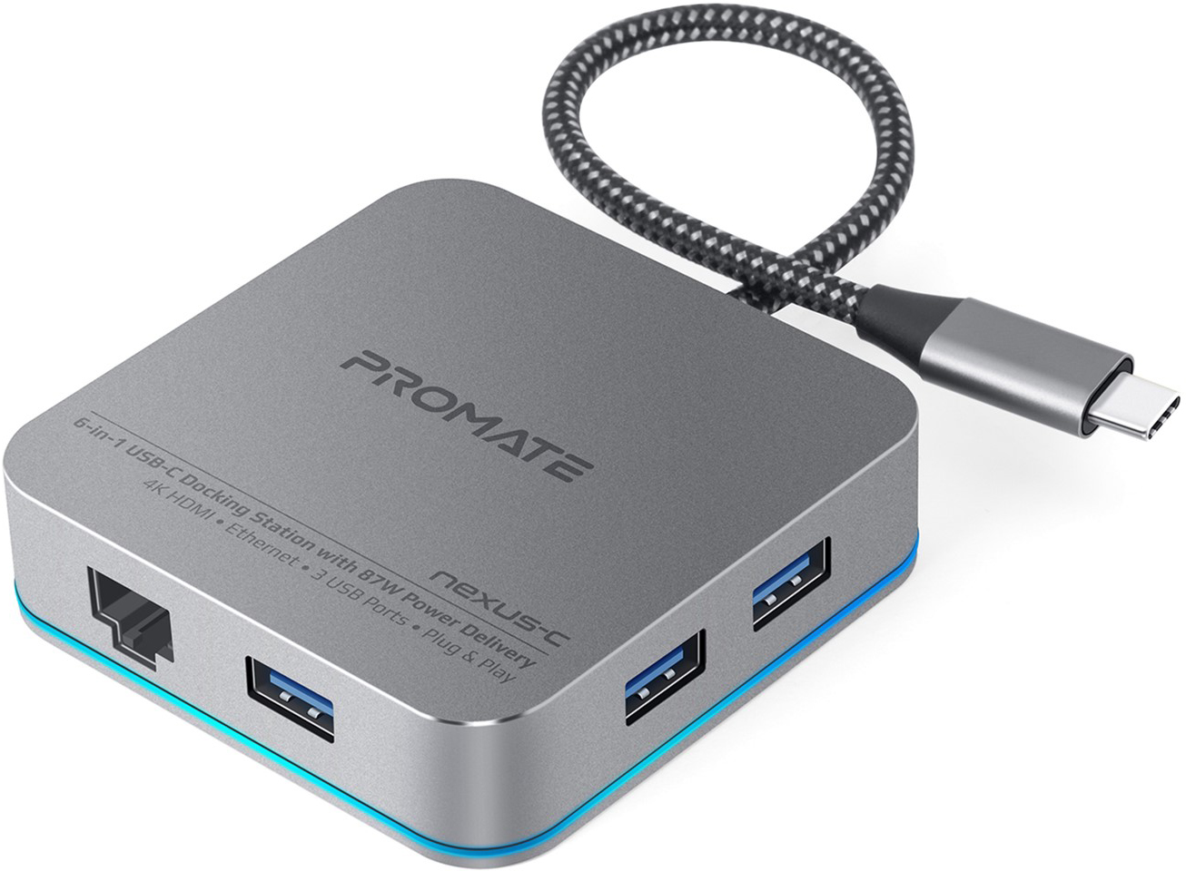 Usb хабы type c hdmi. USB-хаб 6в1. Promate Hub. USB Hub Type c.