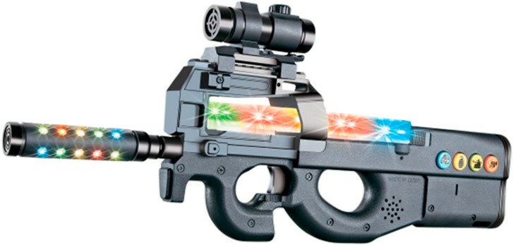 

Автомат светозвуковой ZIPP Toys FN P90 Черный (5320023) (2253200230007)