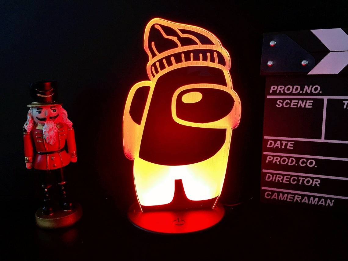 

Настольный светильник-ночник Амонг Ас Among Us 3D Lamp 16 Цветов USB (5052)