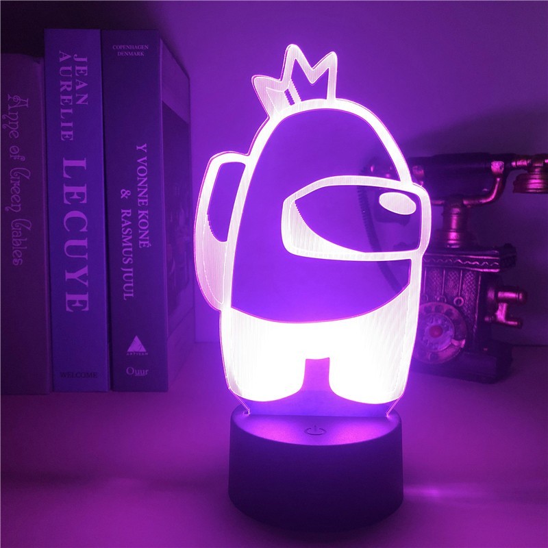 

Настольный светильник-ночник Амонг Ас Among Us 3D Lamp 16 Цветов USB (5054)