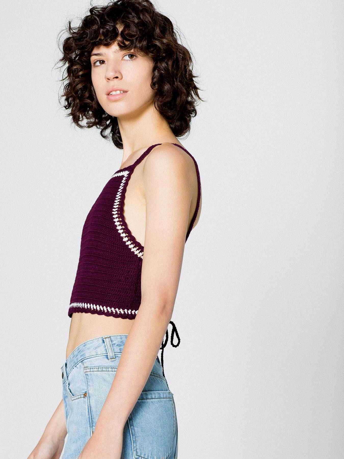 

Топ Pull & Bear 9237/344/791-ACGJ M Баклажановый