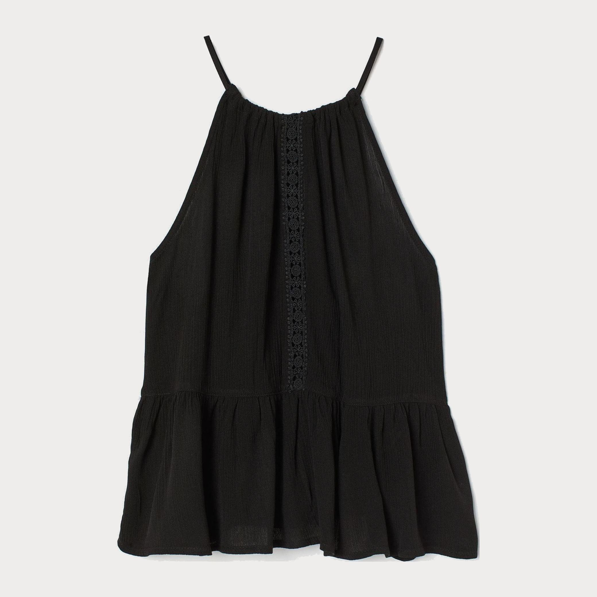 

Топ H&M 8792822-AAAD 34 Черный
