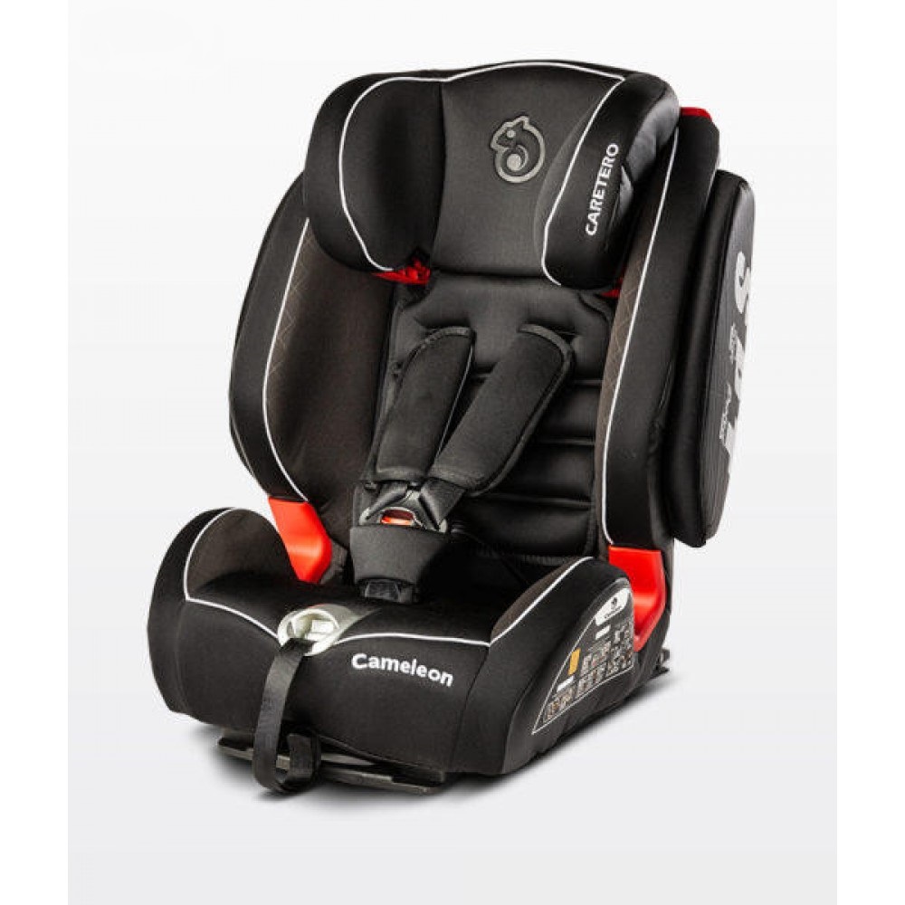 

Автокресло Caretero Cameleon группа 1-2-3 (9-36 кг) Черный с боковой защитой + система Isofix и ремень TopTether