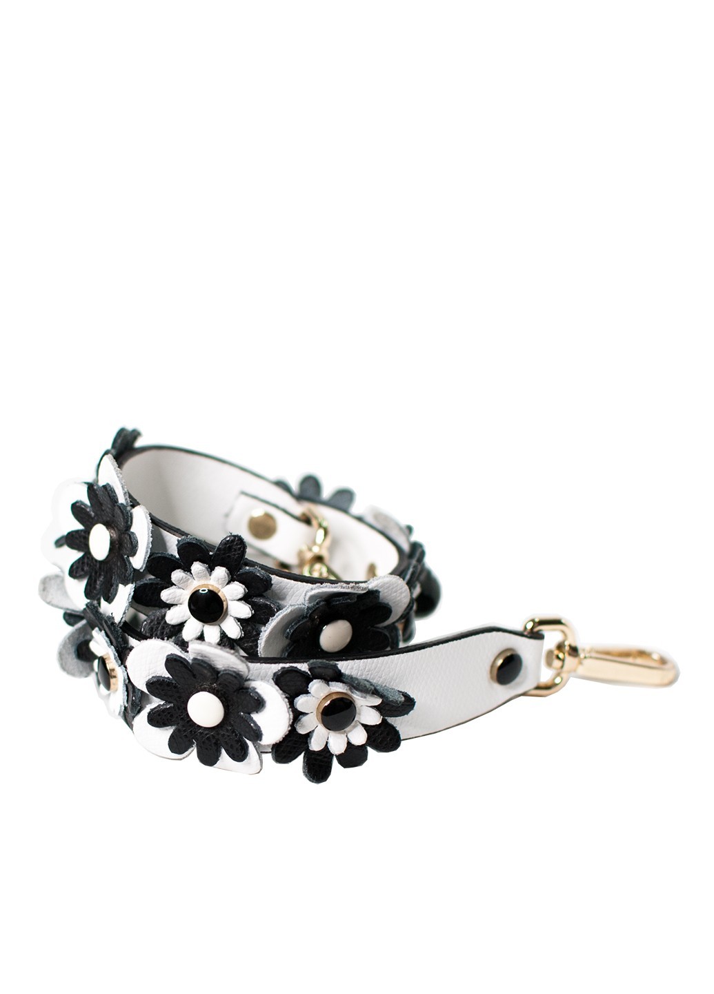 

Ремень Piumelli Short flower black white